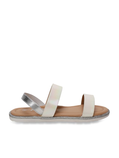 Kids best sale white sandals