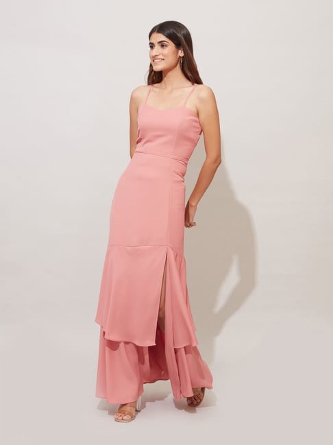 Twenty Dresses Pink Regular Fit Gown Price in India