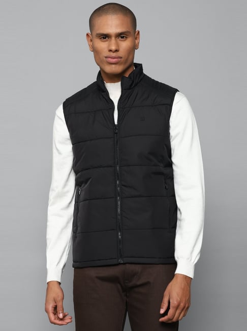 Buy Allen Solly Men Black Solid Bomber jacket Online at Low Prices in India  - Paytmmall.com