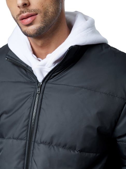Glossy Grey Puffer Jacket | Soyeon - (G)I-DLE Black XL