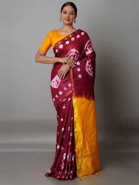 Buy Superb Yellow Zari Woven Silk Haldi Wear Saree With Blouse Online At  Zeel Clothing