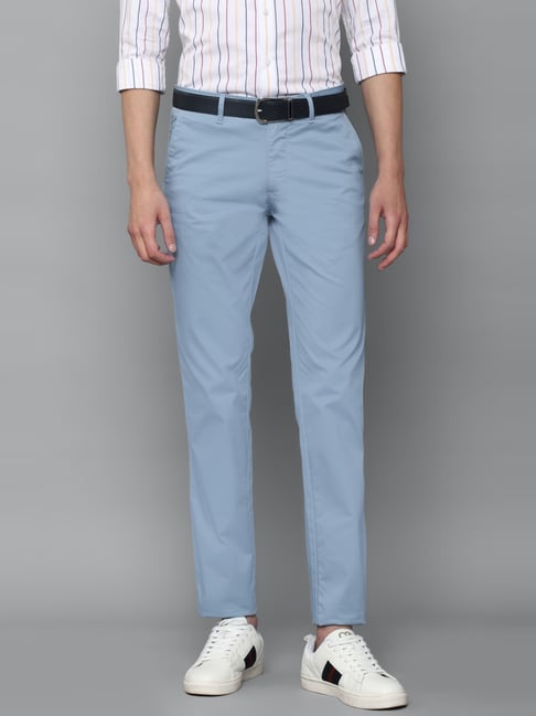 Buy DARK TEAL Trousers & Pants for Men by Byford by Pantaloons Online