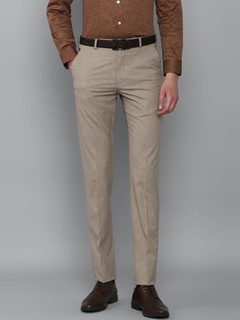 Buy Louis Philippe Black Slim Fit Striped Trousers for Mens Online @ Tata  CLiQ