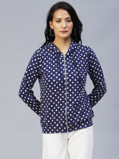 Polka dot 2024 hoodie women's