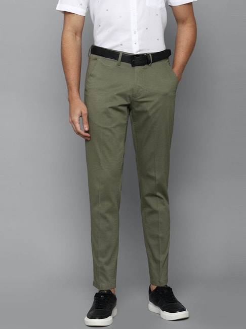 YOUNG – Men's dark green suit trousers – Slim fit – Varteks d.d.