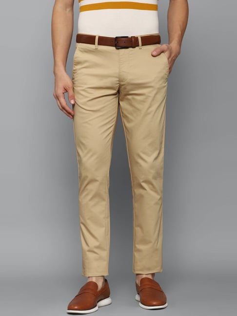 Buy Khaki Trousers & Pants for Men by LOUIS PHILIPPE Online