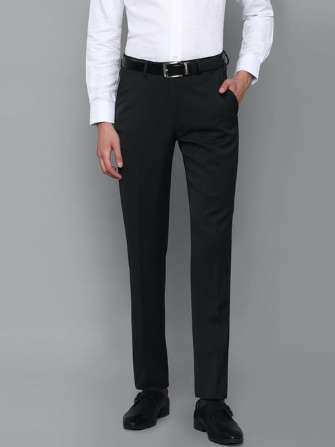 Louis Philippe Gods & Kings Black Slim Fit Trousers-picture-16