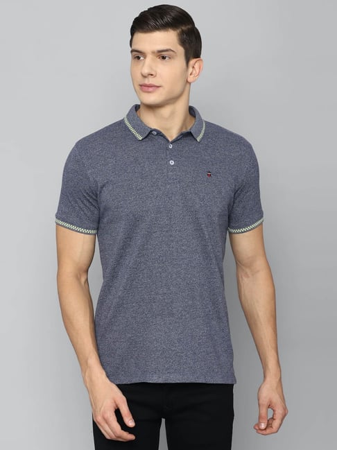Louis Philippe Polo T-Shirts, Louis Philippe Navy T-shirt for Men