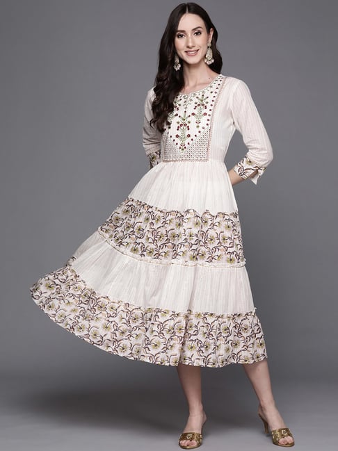 Buy - RFD off white dress | Elan Store