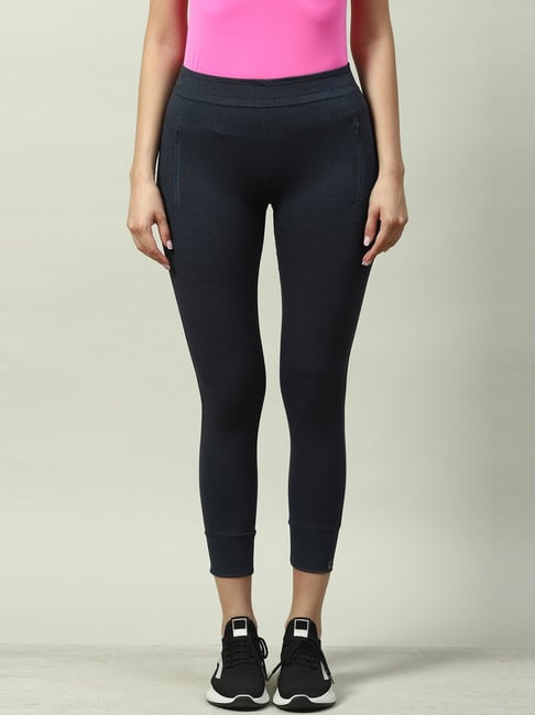 Biba Navy Regular Fit Tights