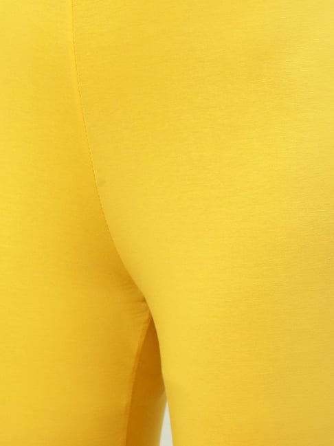 Rangmanch by Pantaloons Mustard Regular Fit Leggings