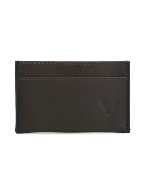 American Eagle Brown Solid Leather Wallet for Men-picture-19
