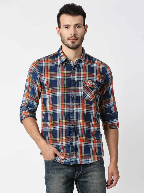 Buy Copper Shirts for Men by Buda Jeans Co Online | Ajio.com