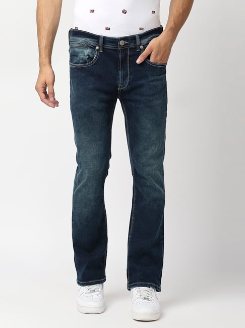 Pepe Jeans Blue Slim Fit Lightly Washed Jeans