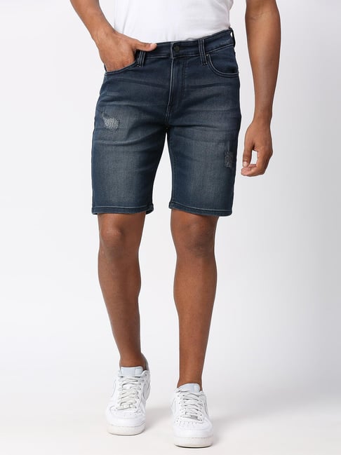 Pepe Jeans Blue Skinny Fit Denim Shorts