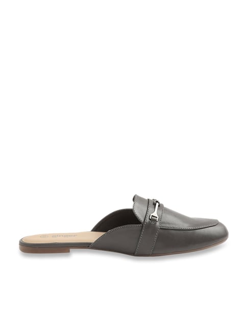 Ginger by Lifestyle Women's Grey Mule Shoes