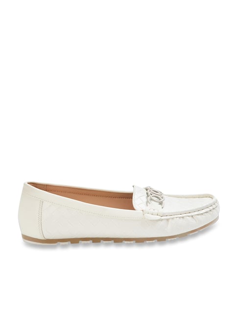 Ginger by Lifestyle Women's White Casual Loafers