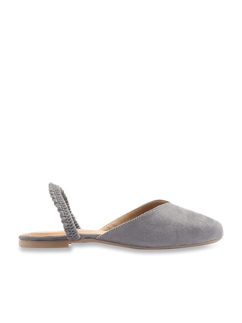 Gray suede sandals hot sale