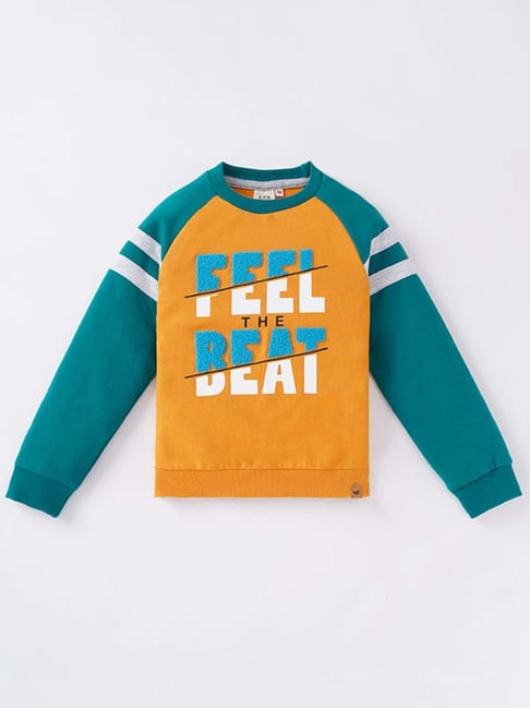 Ed-a-Mamma Kids Multicolor Cotton Printed Full Sleeves Sweatshirt-image-31