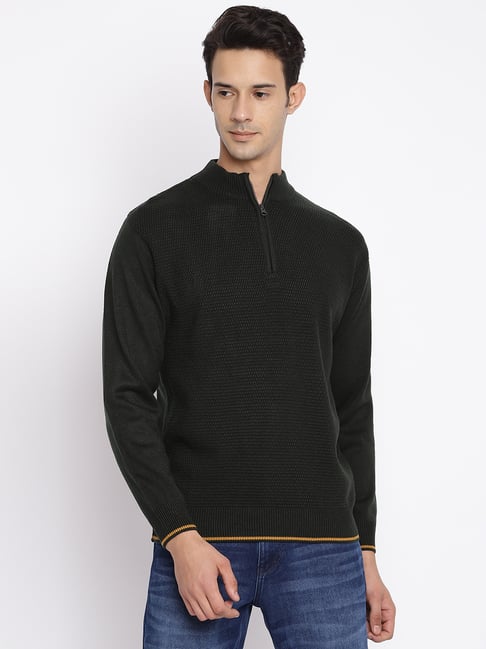 Black half 2024 sweater online