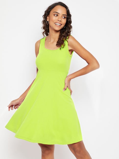 Light green skater dress hotsell