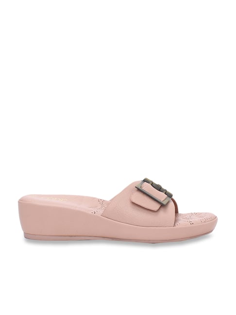 Code by Lifestyle Women's Pink Casual Wedges