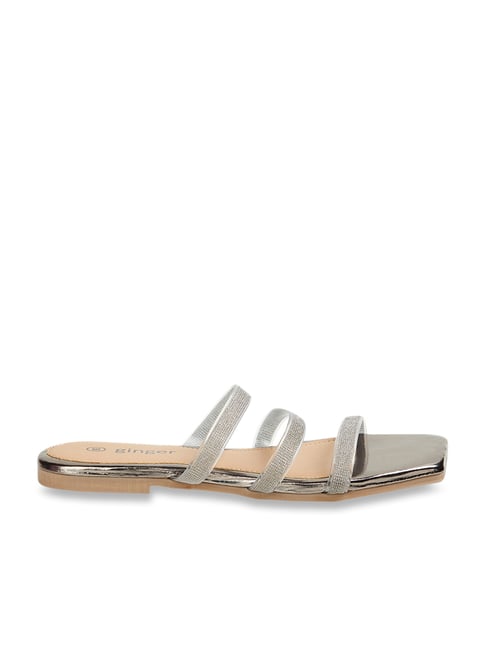 GINGER Women Solid Multi-Strap Flat Sandals | Lifestyle Stores | Dwarka,  Sector 14 | New Delhi