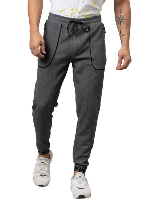 Relaxed Fit Cotton joggers - Grey - Men