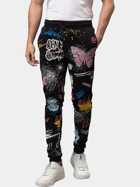 Printed joggers cheap