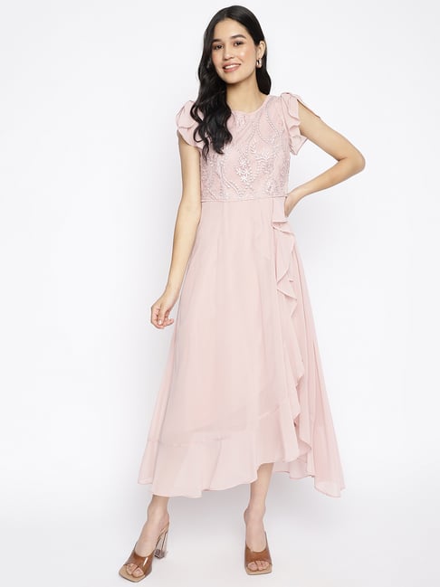women's light pink latin dress sleeveless women's light pink off the shoulder latin dress Marisol Off Shoulder Boucle Mini Dress