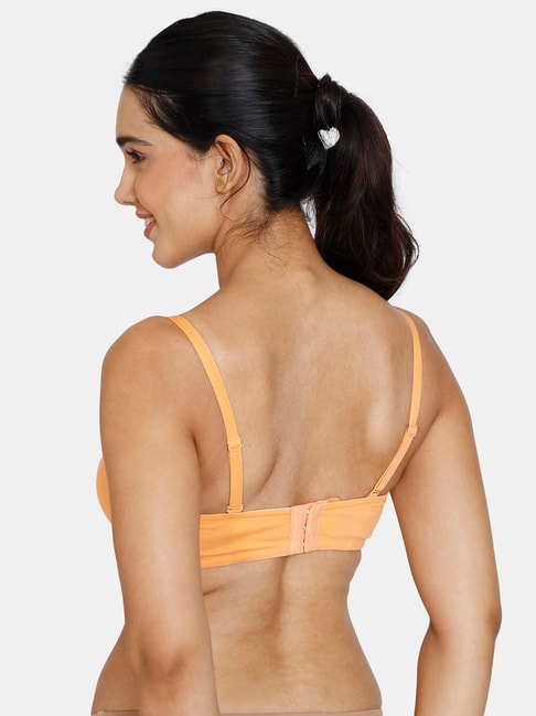 Buy Zivame Orange Half Coverage T-Shirt Bra for Women's Online