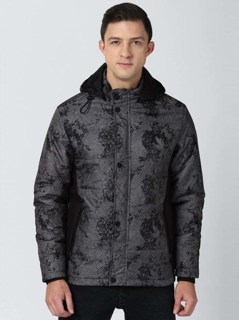 Buy Peter England Men Grey Casual Reversible Jacket online-gemektower.com.vn
