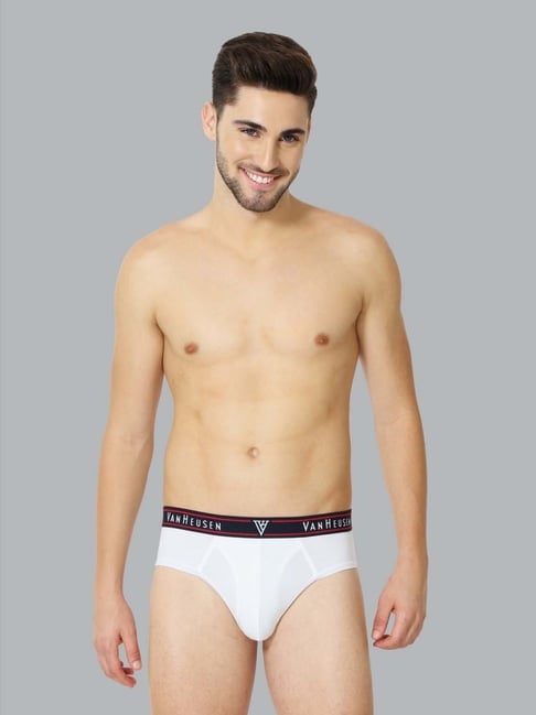 Buy Vh Innerwear White Regular Fit Briefs for Mens Online @ Tata CLiQ