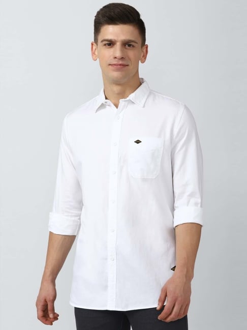 Buy Electro Denim Lab Premium Mandarin Collar Shirt Online