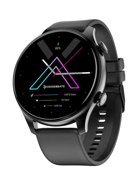 CrossBeats Orbit Apex Smartwatch with Super Retina AMOLED Display (Phantom Black)