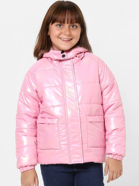 Girls Winter Puffer Jacket Kids Hooded Quilted Coat Warm Lightweight  Water-Resistant with Pockets Rainbow 3-12 Years - Walmart.com