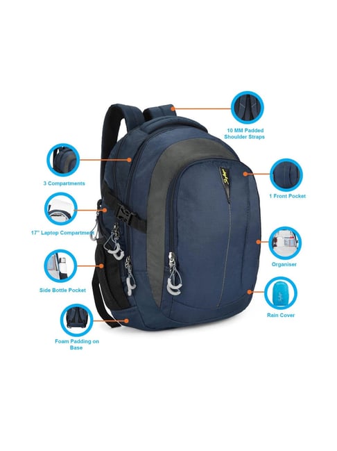 Buy Skybags 33 Lrts Navy Medium Laptop Backpack Online At Best