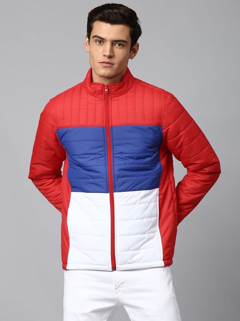 Colour Block Man Branded Front Pocket Cagoule | boohooMAN USA |  Windbreaker, Windbreaker jacket mens, Windbreaker jacket