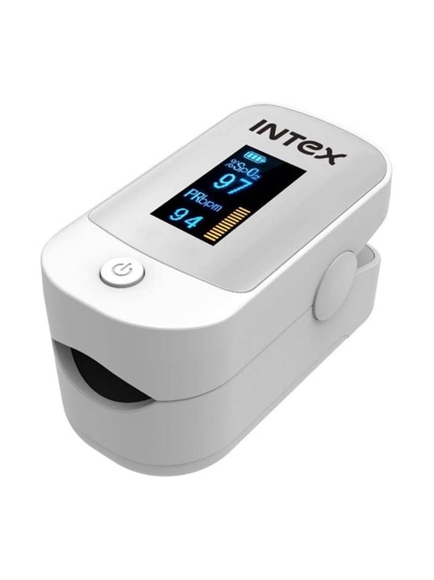 Intex MCP Oxisure IT-OX02 Pulse Oximeter with Oxygen Saturation Monitor (White)