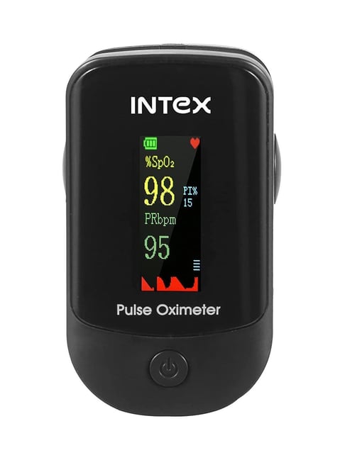 Intex MCP IT-OX02 Pulse Oximeter with Oxygen Saturation Monitor (Black)