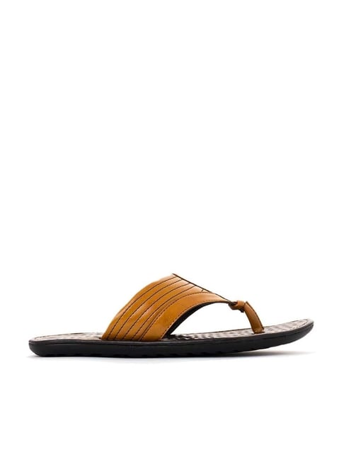 Mens tan 2025 flip flops