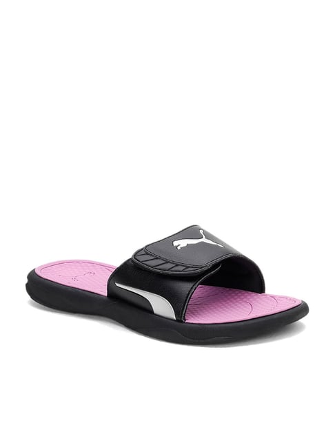 Puma Women s Royalcat Comfort Black Slides