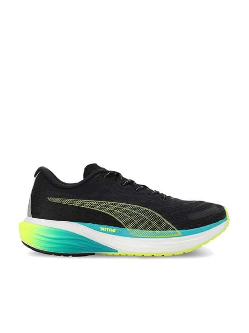 Puma Men's Deviate NITRO 2 Black Running Shoes