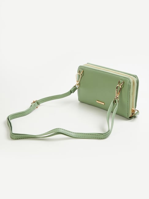 Buy Allen Solly Women Green Handbag Olive Online @ Best Price in India |  Flipkart.com