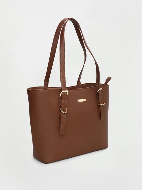 Buy HauteSauce Green Medium Tote Bag at Best Price @ Tata CLiQ