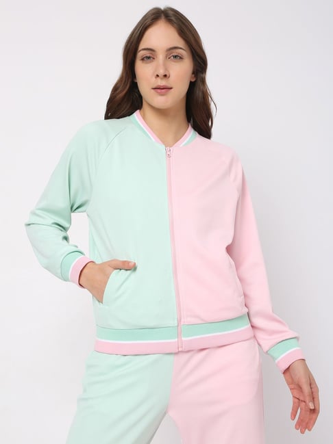 Pink and green online sweatsuit