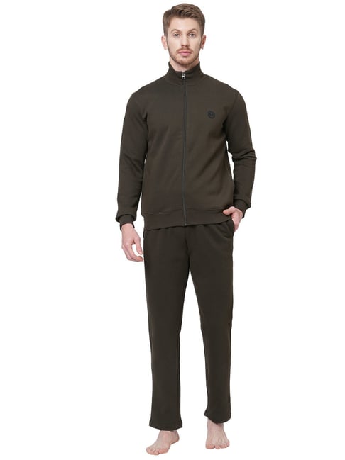 Buy Sweet Dreams Olive Regular Fit Tracksuit for Men Online Tata CLiQ