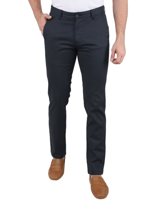 Buy Louis Philippe Black Trousers Online  793947  Louis Philippe