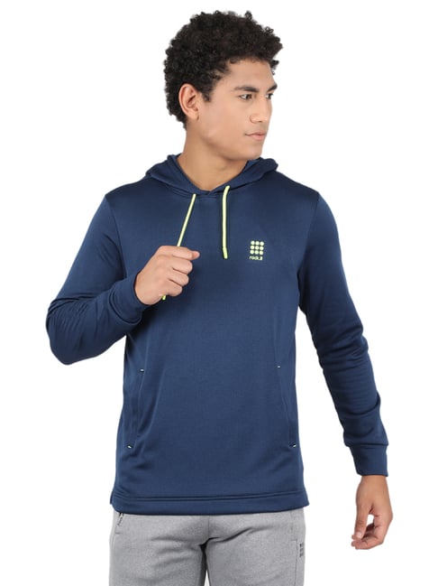 Rock.it Blue Regular Fit Hooded Sweatshirt-picture-41