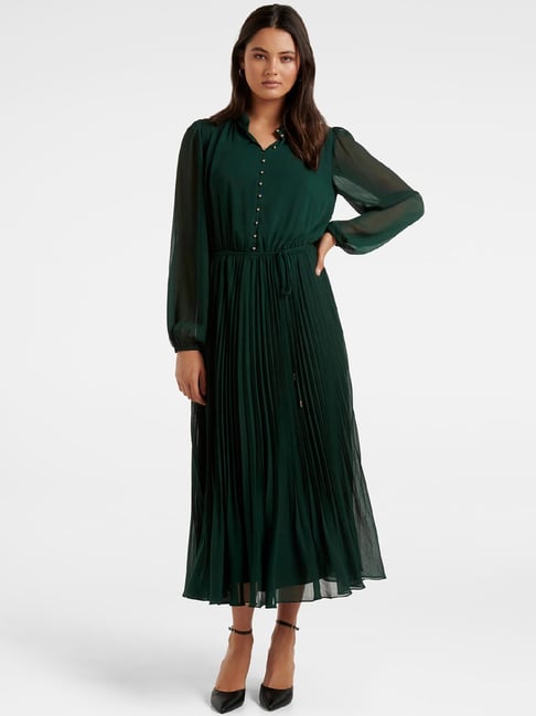 Forever New Green Midi Dress Price in India